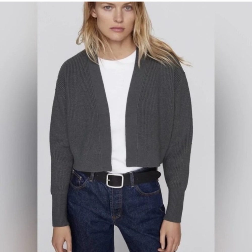 Zara Charcoal Women's Cardigan